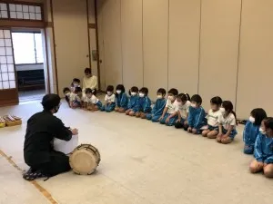 和太鼓教室はじまる(４月14日) 