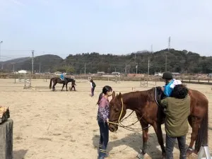 楽しかった乗馬えんそく（３月４日）