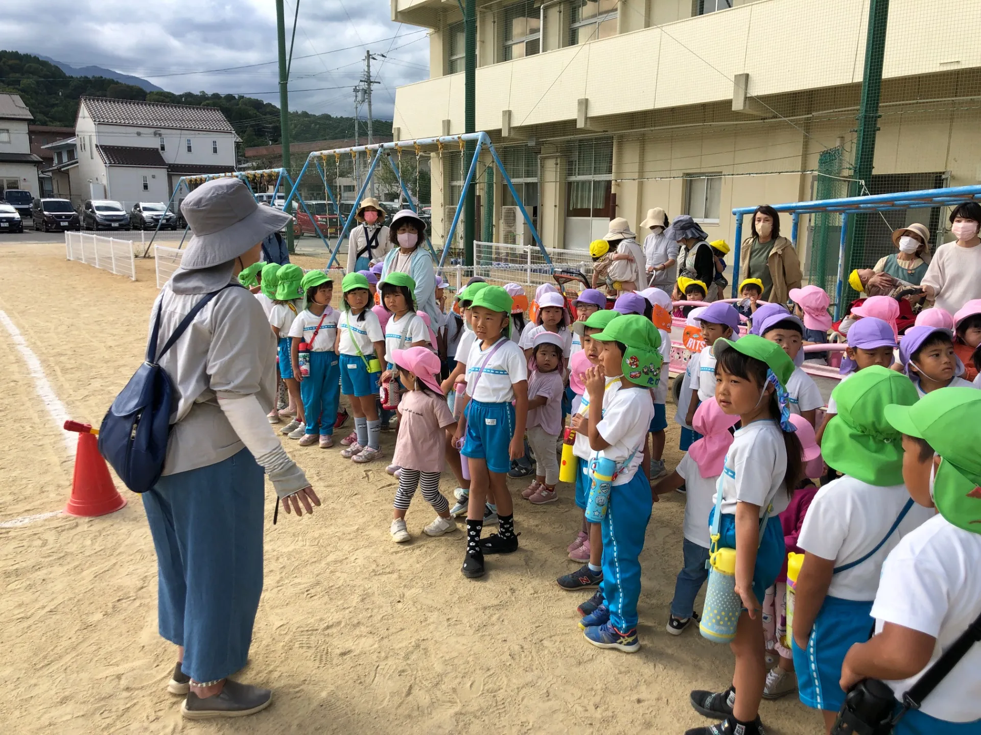 幼保小合同津波想定防災訓練（10月6日）