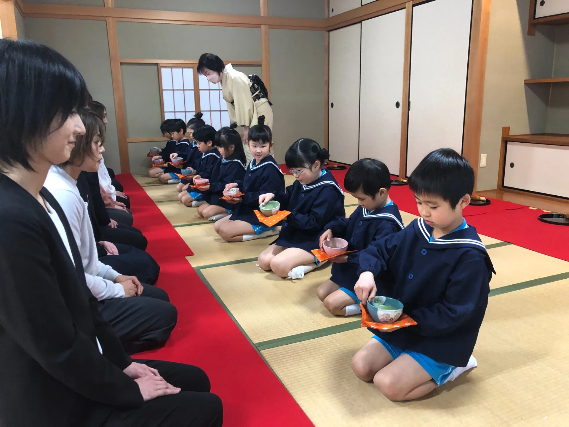 卒園茶会（年長児、２月２２日）