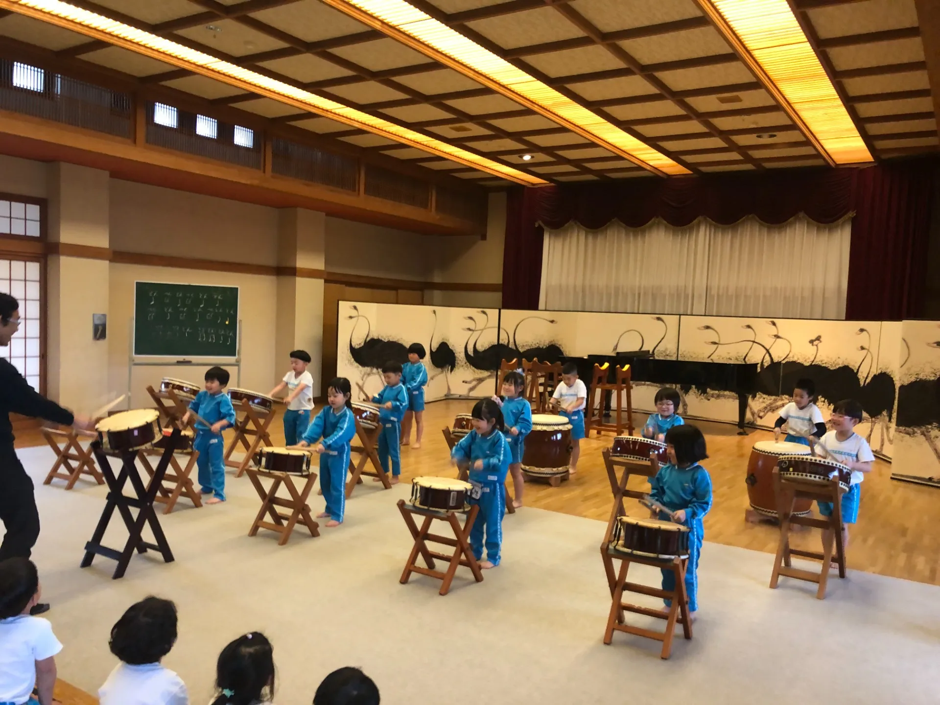 和太鼓教室はじまる(５月１日)