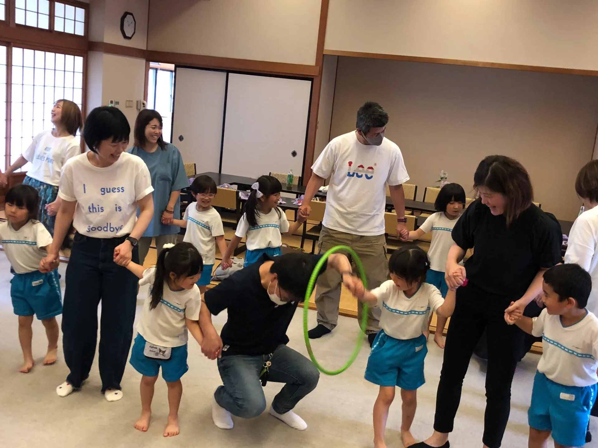 保育参観がありました（年長児、６月２０日）