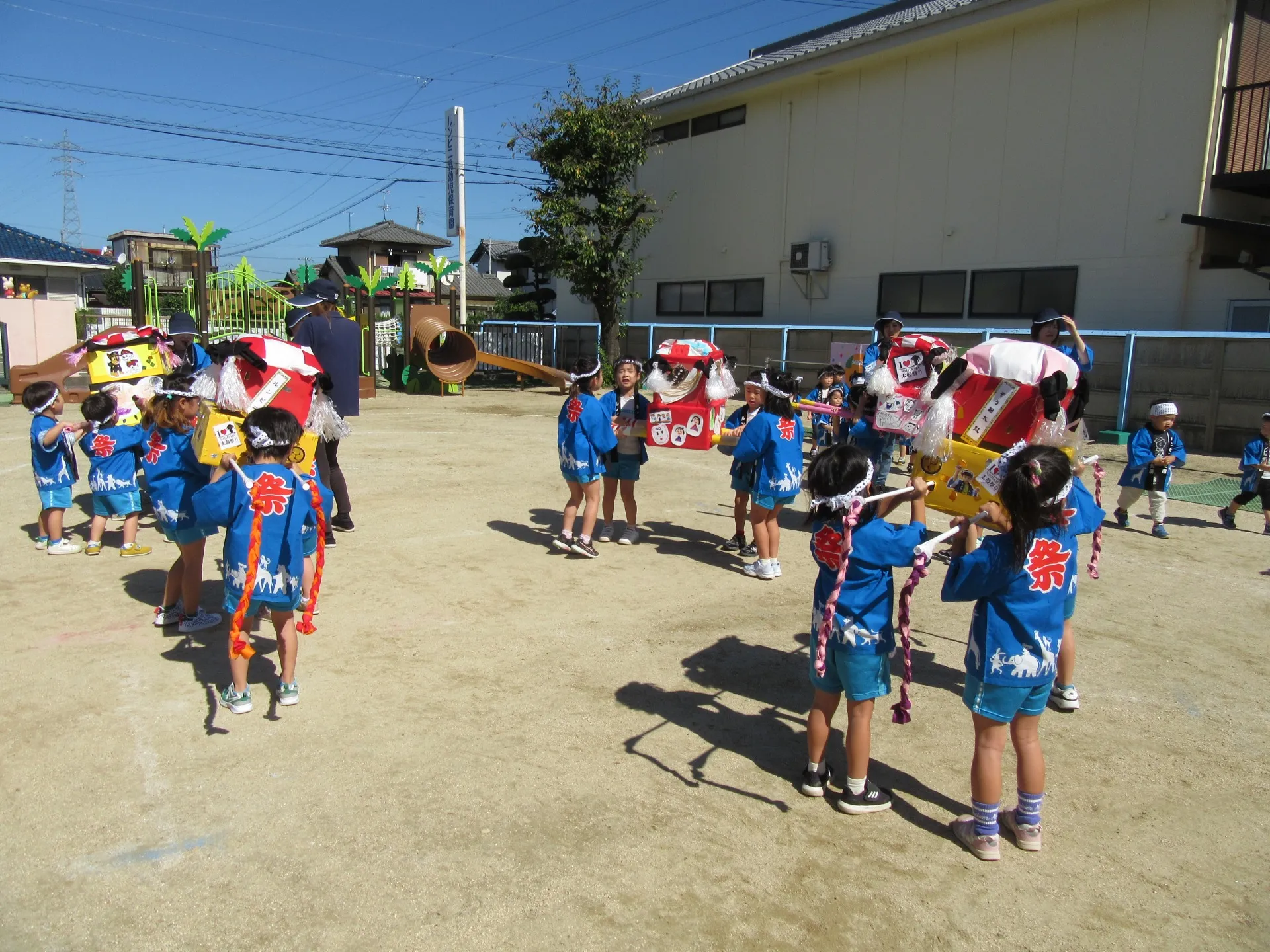 １０月誕生会・お祭り集会（１０月１０日）