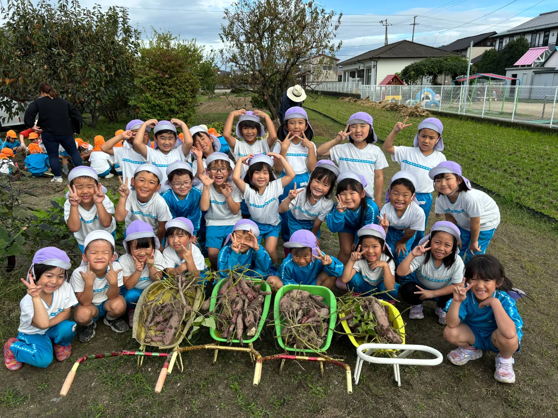 いもほり（年中・年長組、１０月２８日）