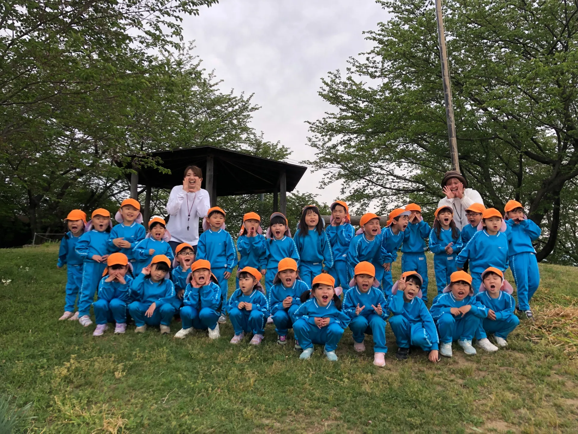 春の遠足（幼児組、４月22日) 