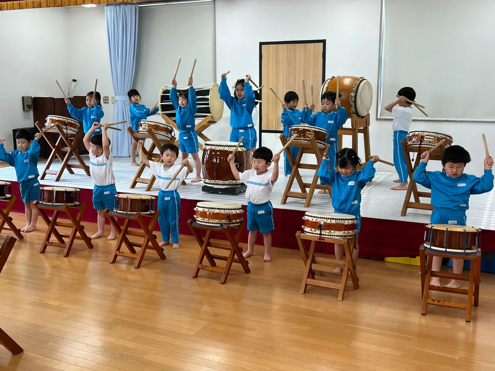 和太鼓教室(きりん組)　4月25日