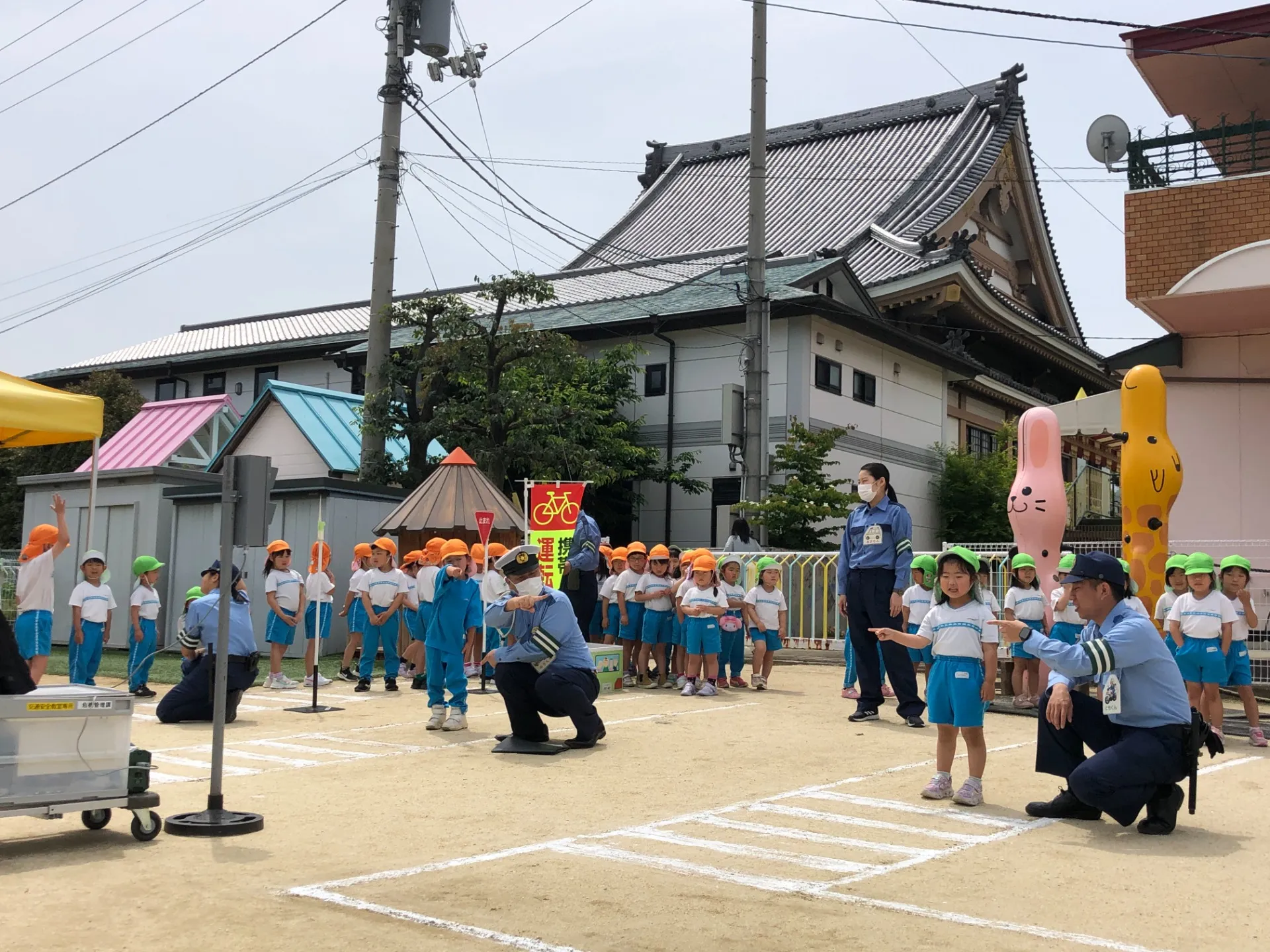 交通安全教室（年中・年長児、５月１９日）