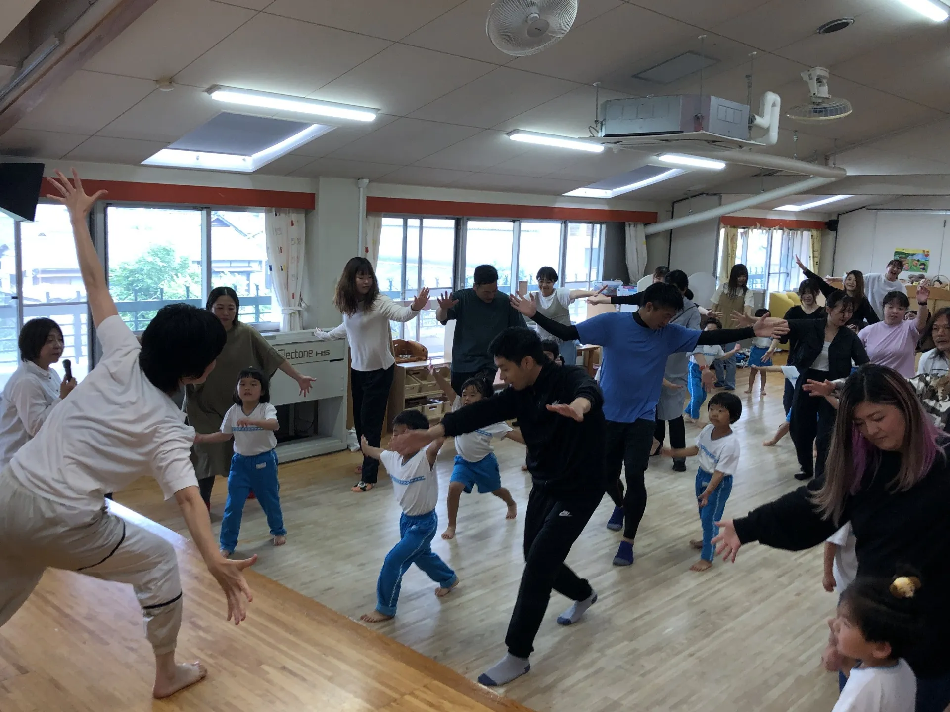 ふじ組保育参観（年中児、５月３０日）