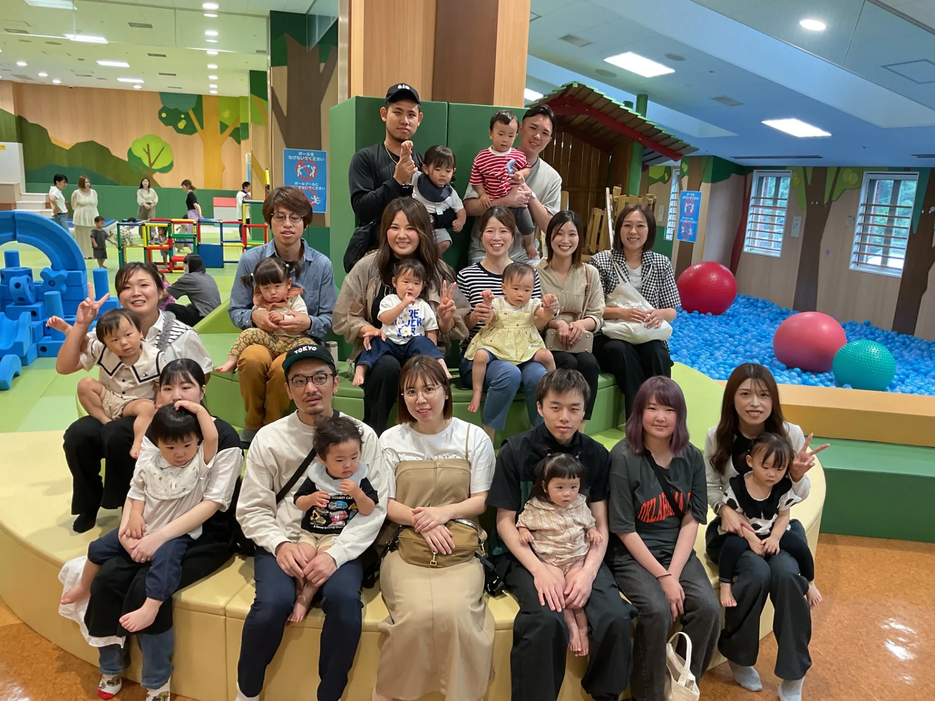 親子遠足（１．２歳児、6月11日）