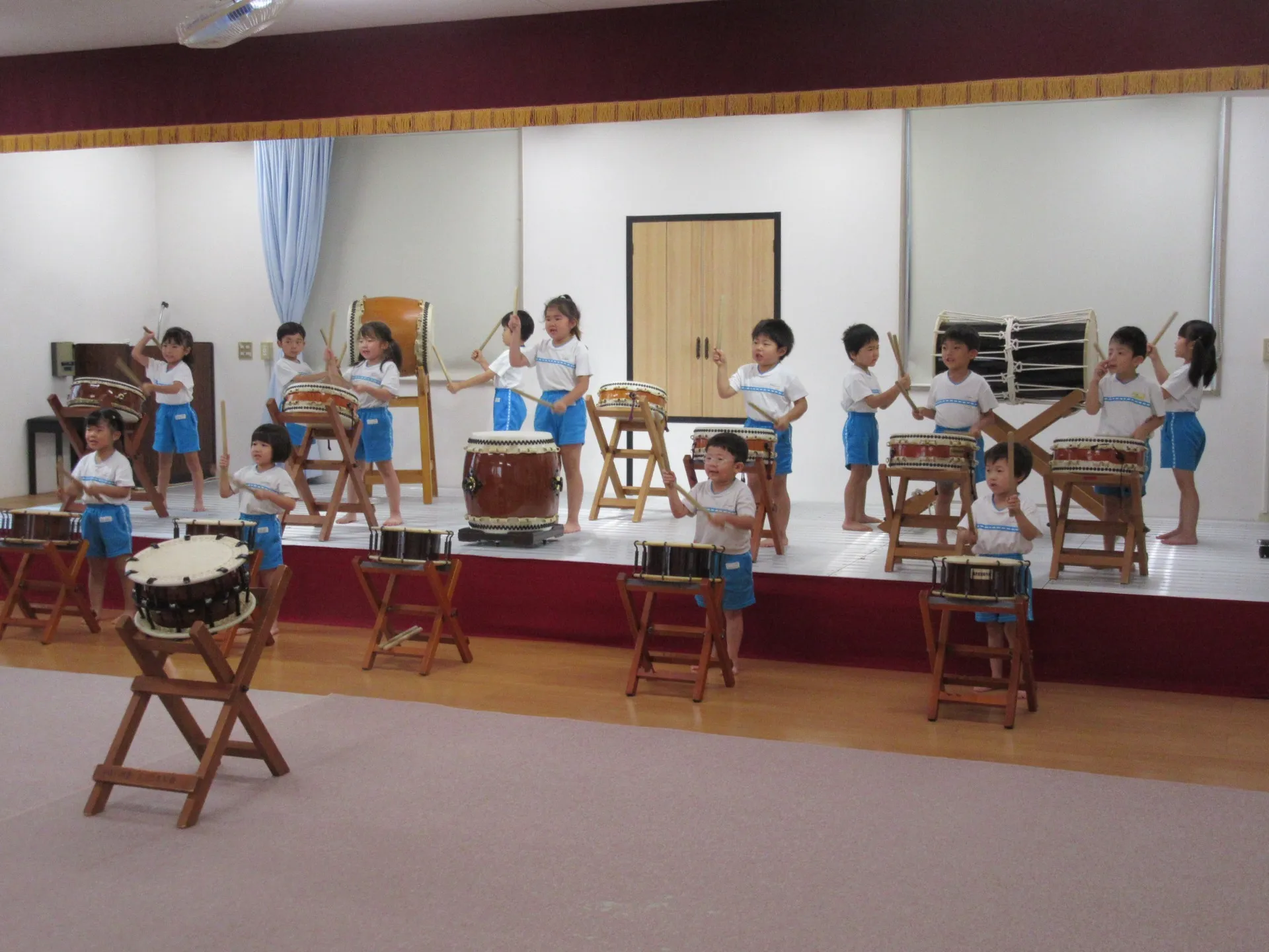 和太鼓教室(きりん組)：６月１０日