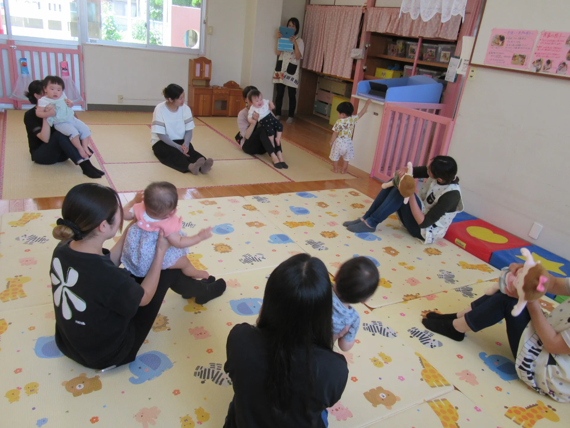 保育参加・育児講座(りす組)：６月２７日