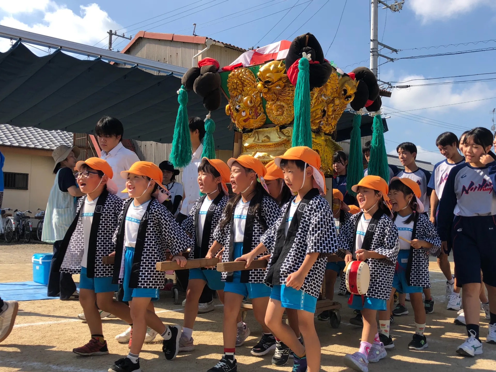 東高生とお祭り集会（１０月１４日）