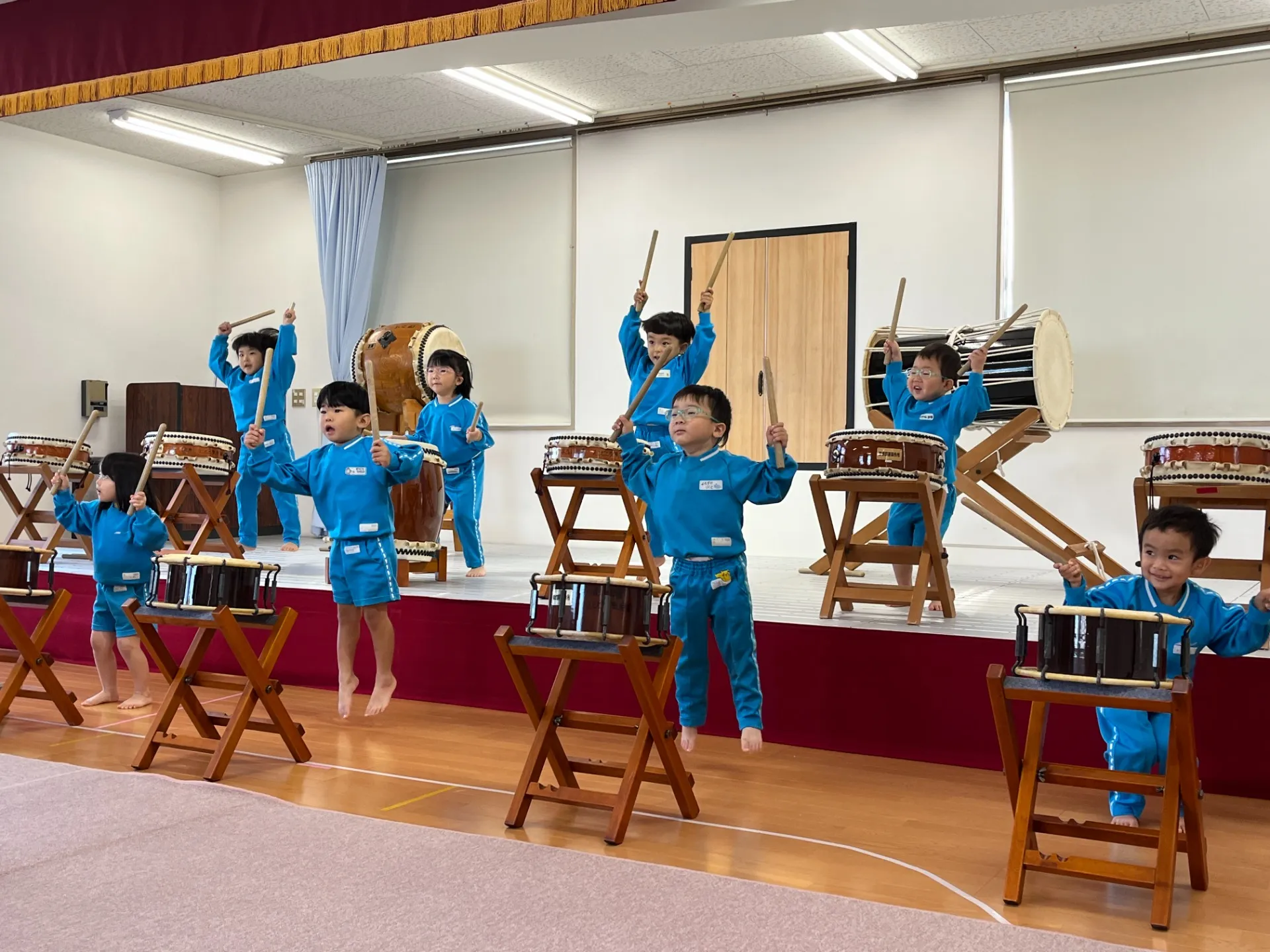 和太鼓教室(きりん組)１１月７日
