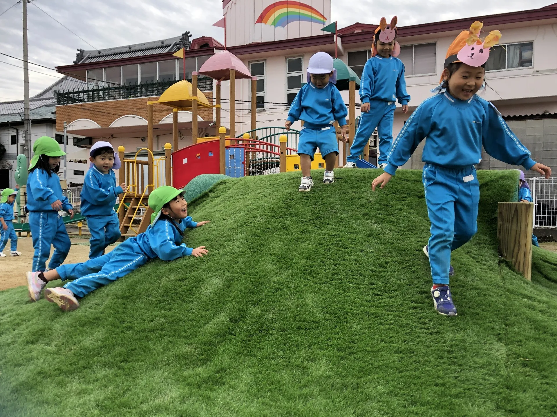 縦割り保育がありました（幼児組、１１月１２日）