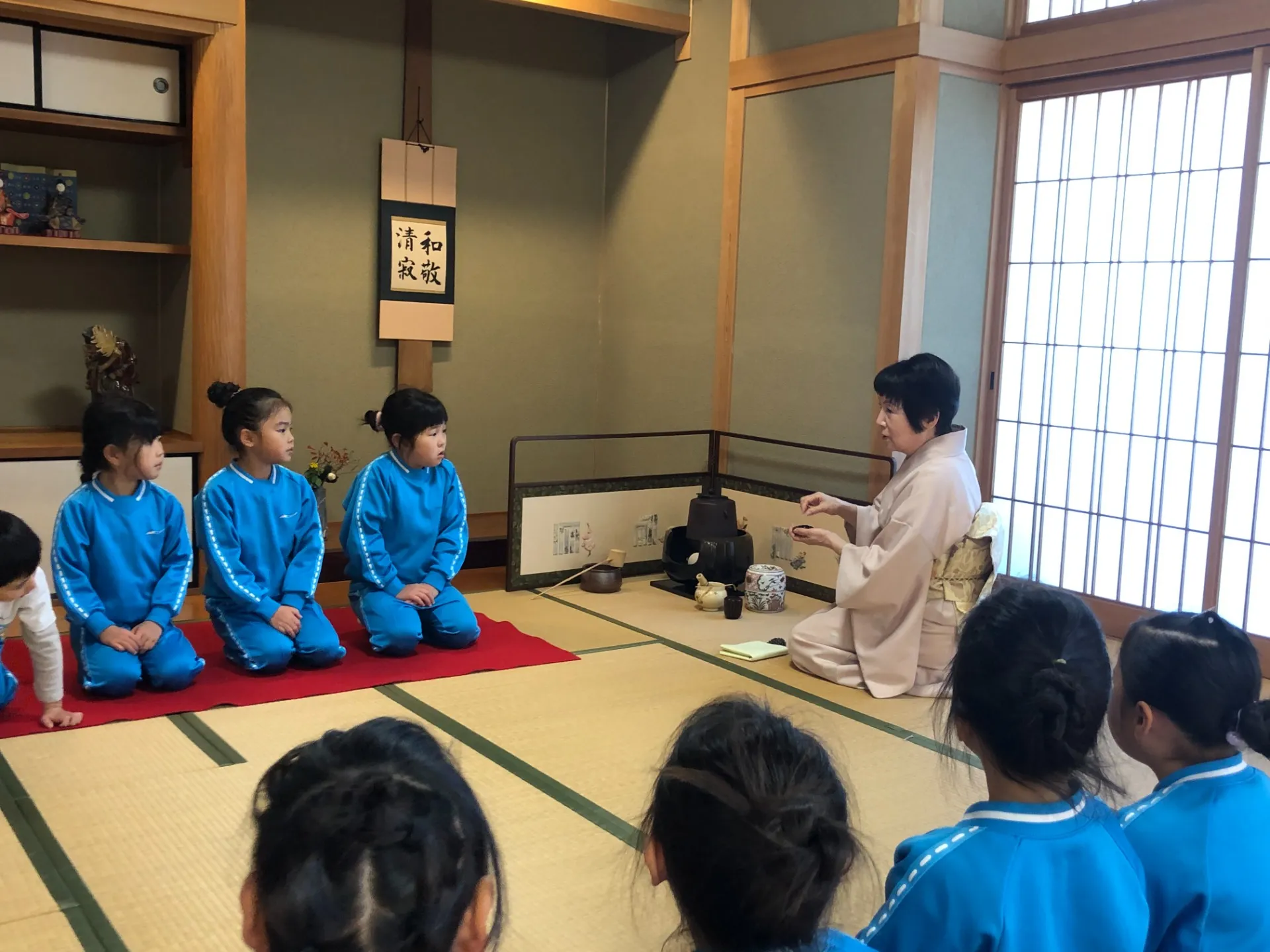 茶道教室⑤（年長児、12月11日）