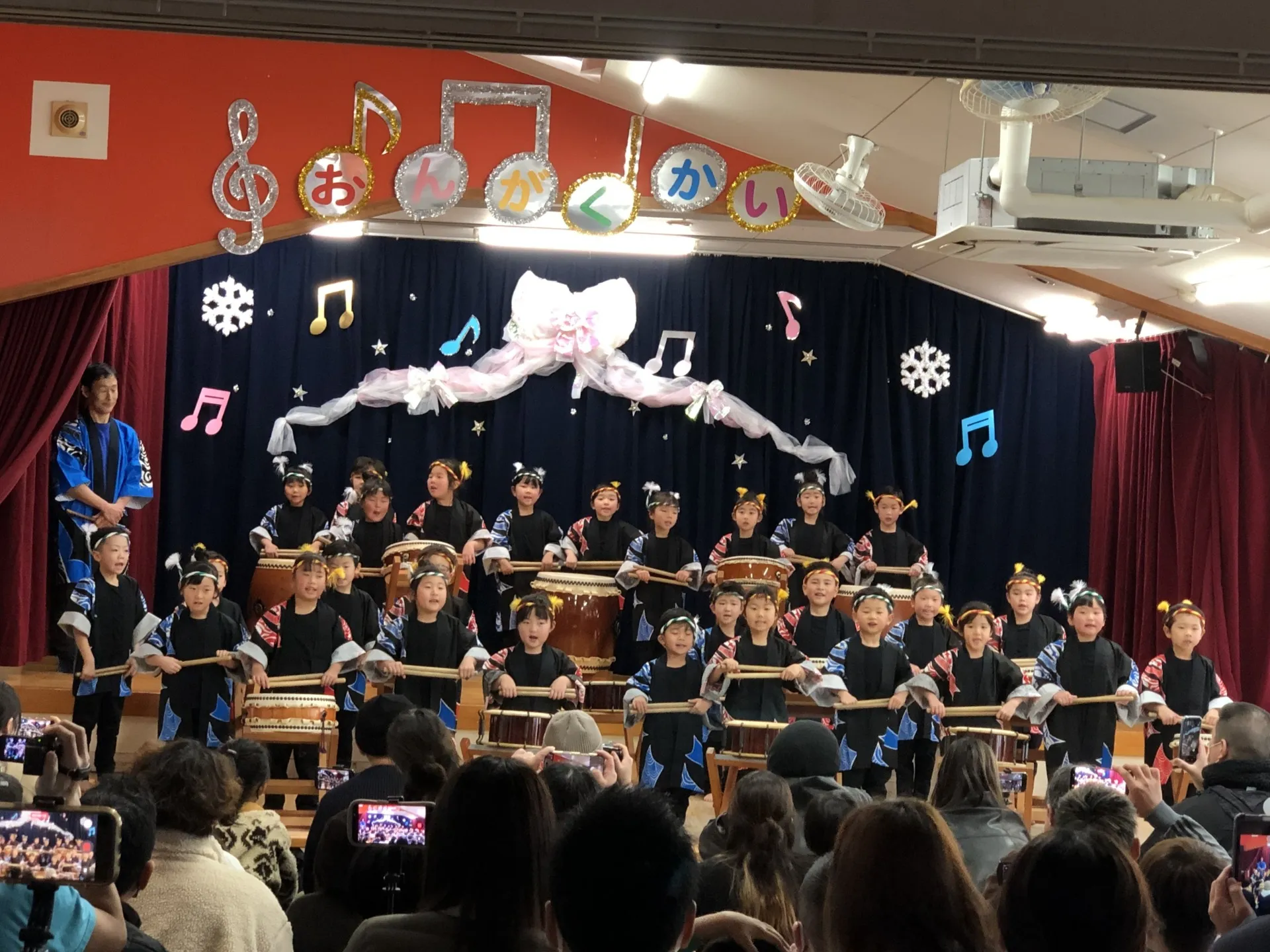 めぐみ音楽会（２月７日、幼児組）