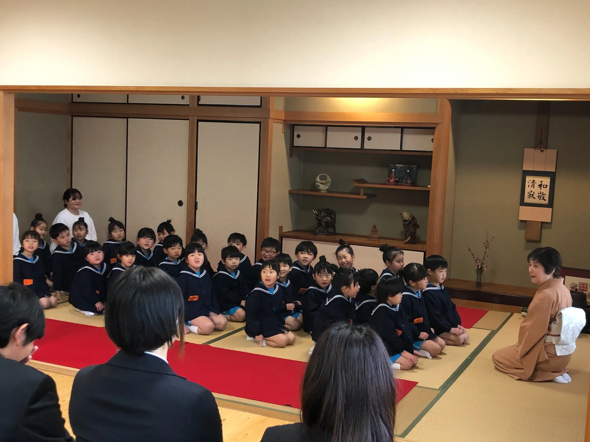 卒園茶会がひらかれました（年長児、２月２０日）