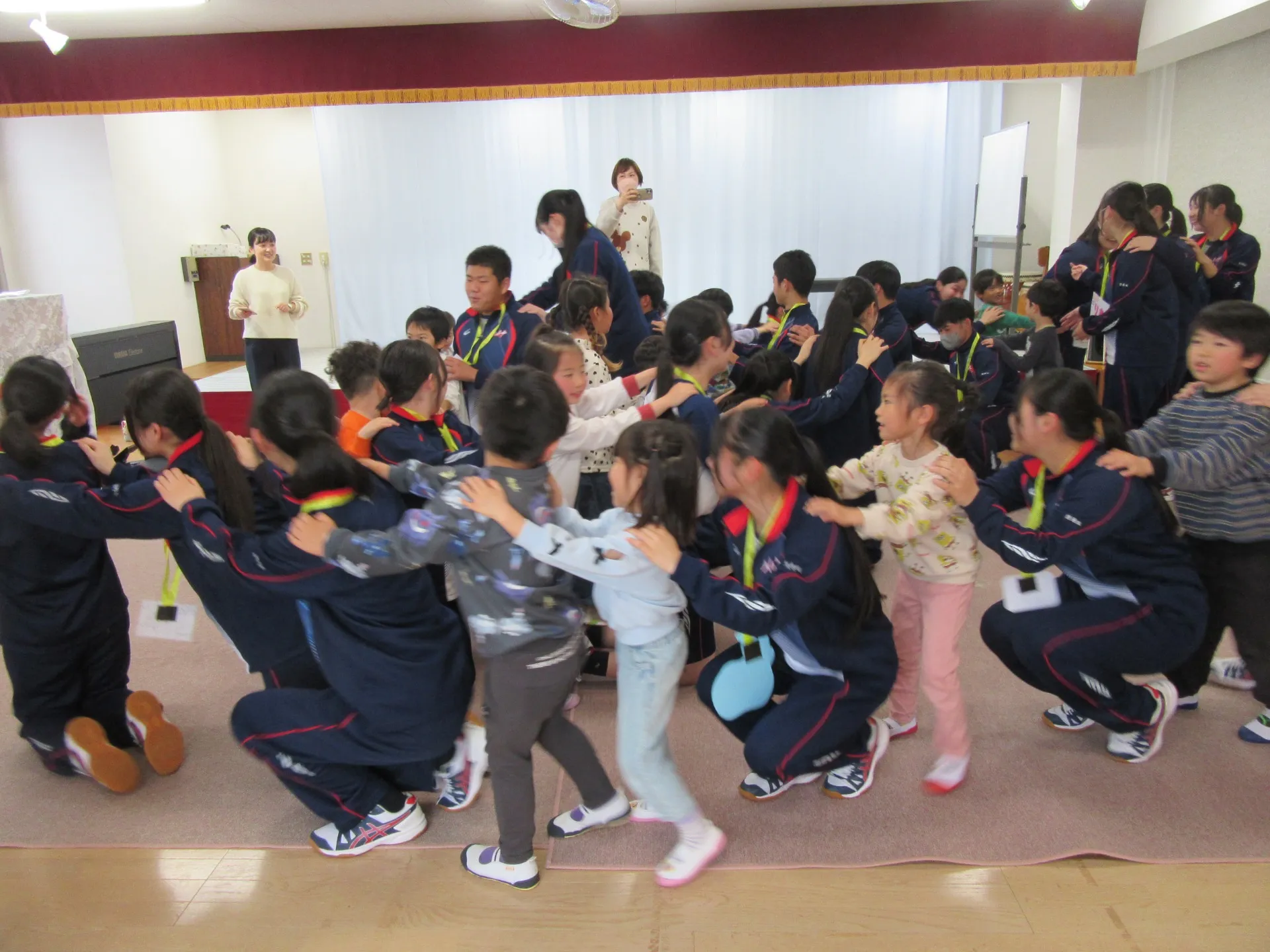 東高生交流(年中・年長)　３月３日