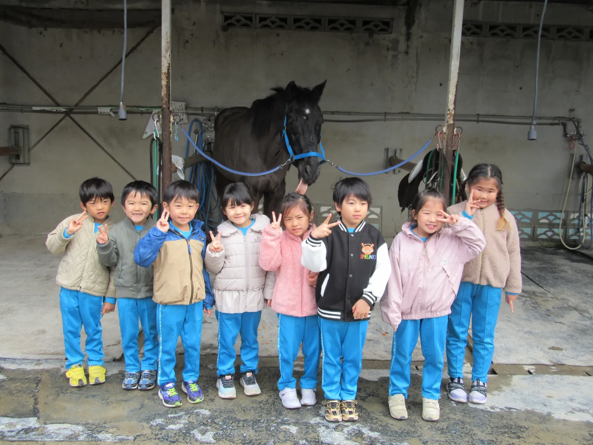 乗馬体験(年長)　３月４日