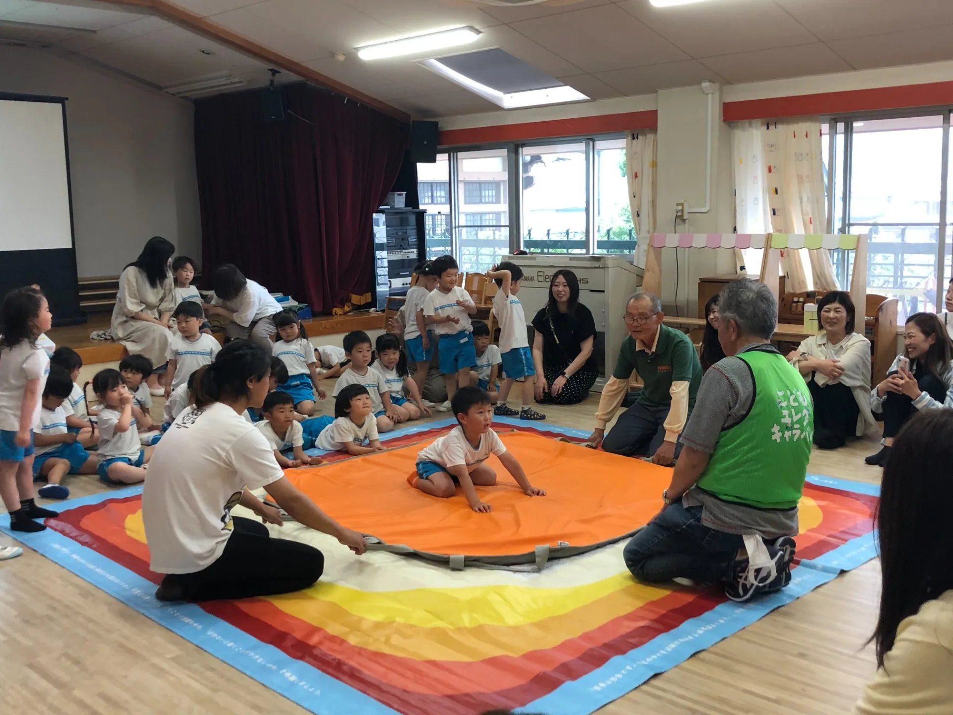 ふじ組保育参観（年中児、５月２１日）